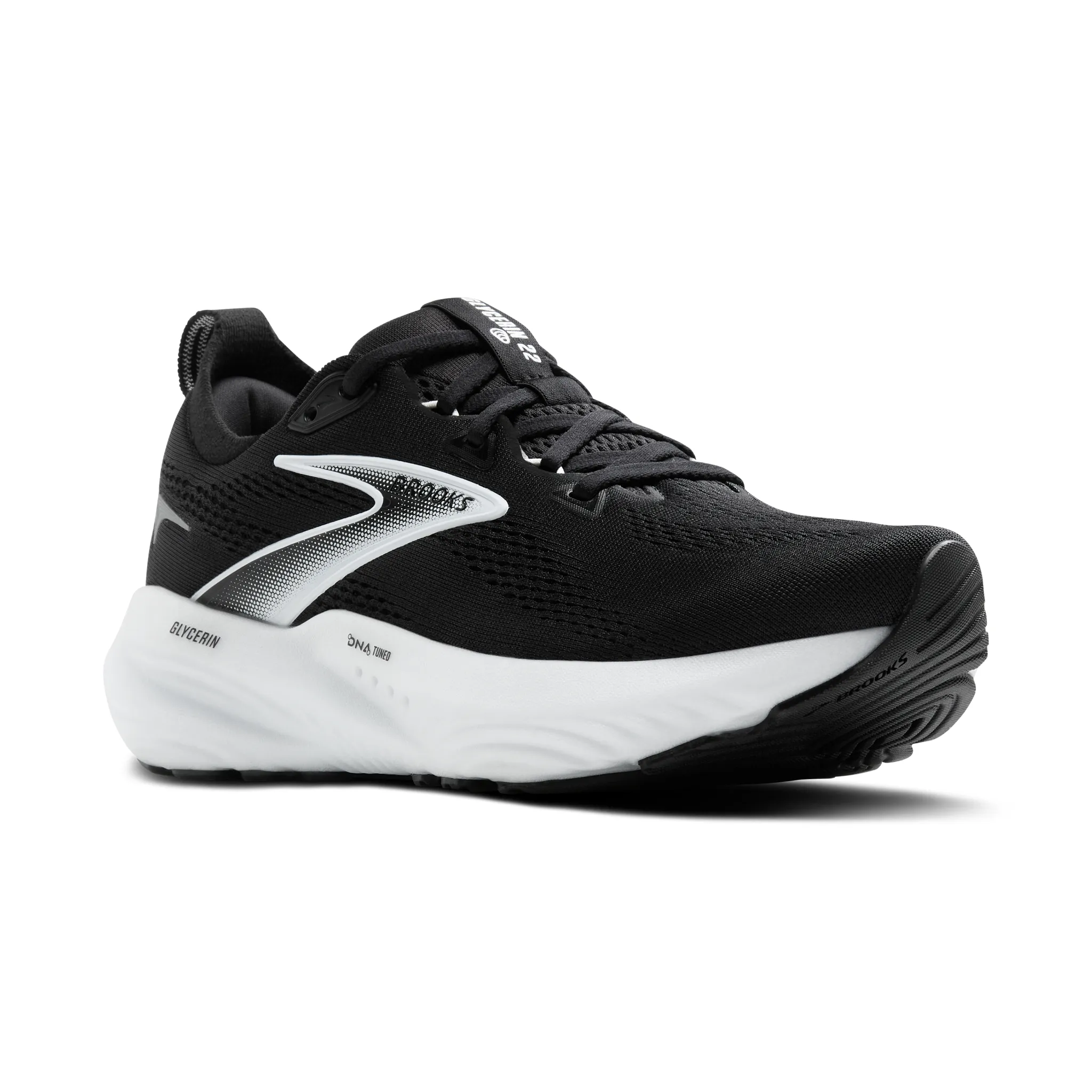WOMEN'S BROOKS GLYCERIN 22 | BLACK / GREY / WHITE - Image 2