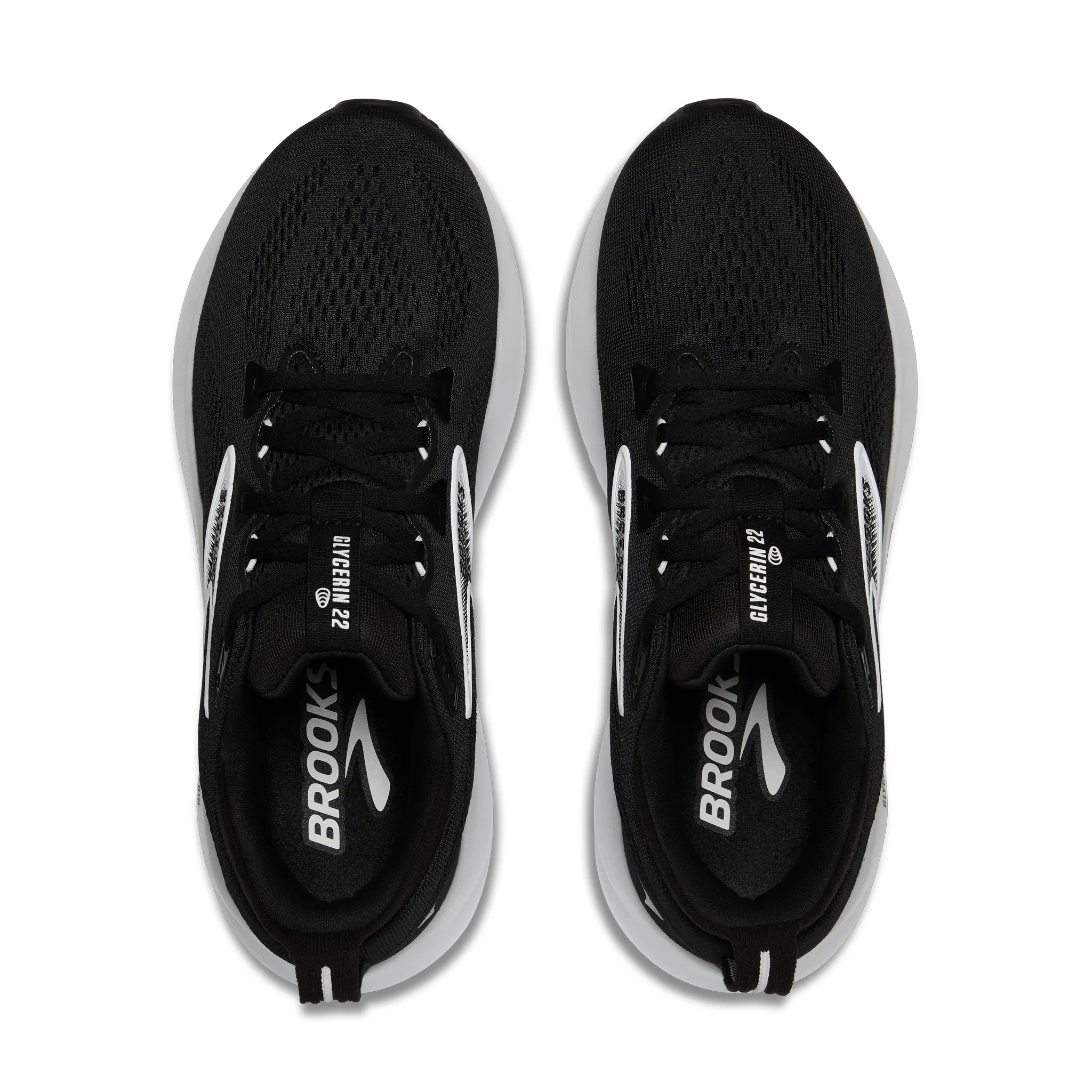 WOMEN'S BROOKS GLYCERIN 22 | BLACK / GREY / WHITE - Image 5