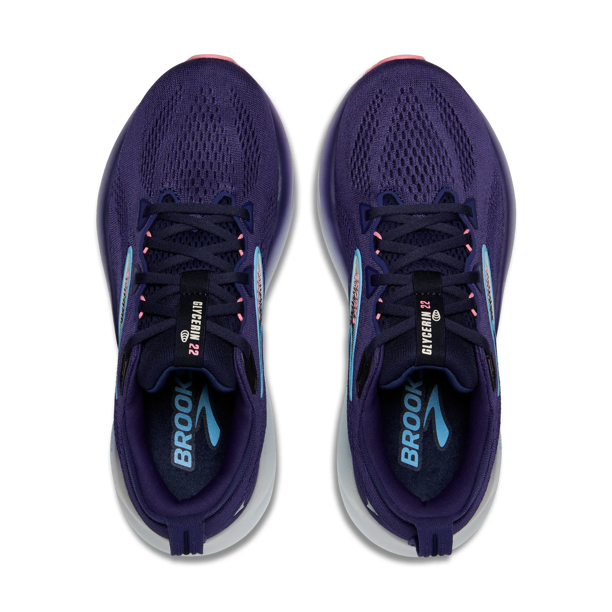 WOMEN'S BROOKS GLYCERIN 22 | BLUE RIBBON / PEACOAT / DIANTHUS - Image 5