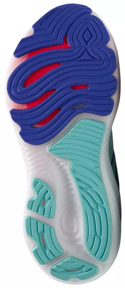 WOMEN'S BROOKS GLYCERIN  22 | WHITE / LIMPET SHELL / AMPARO BLUE - Image 5