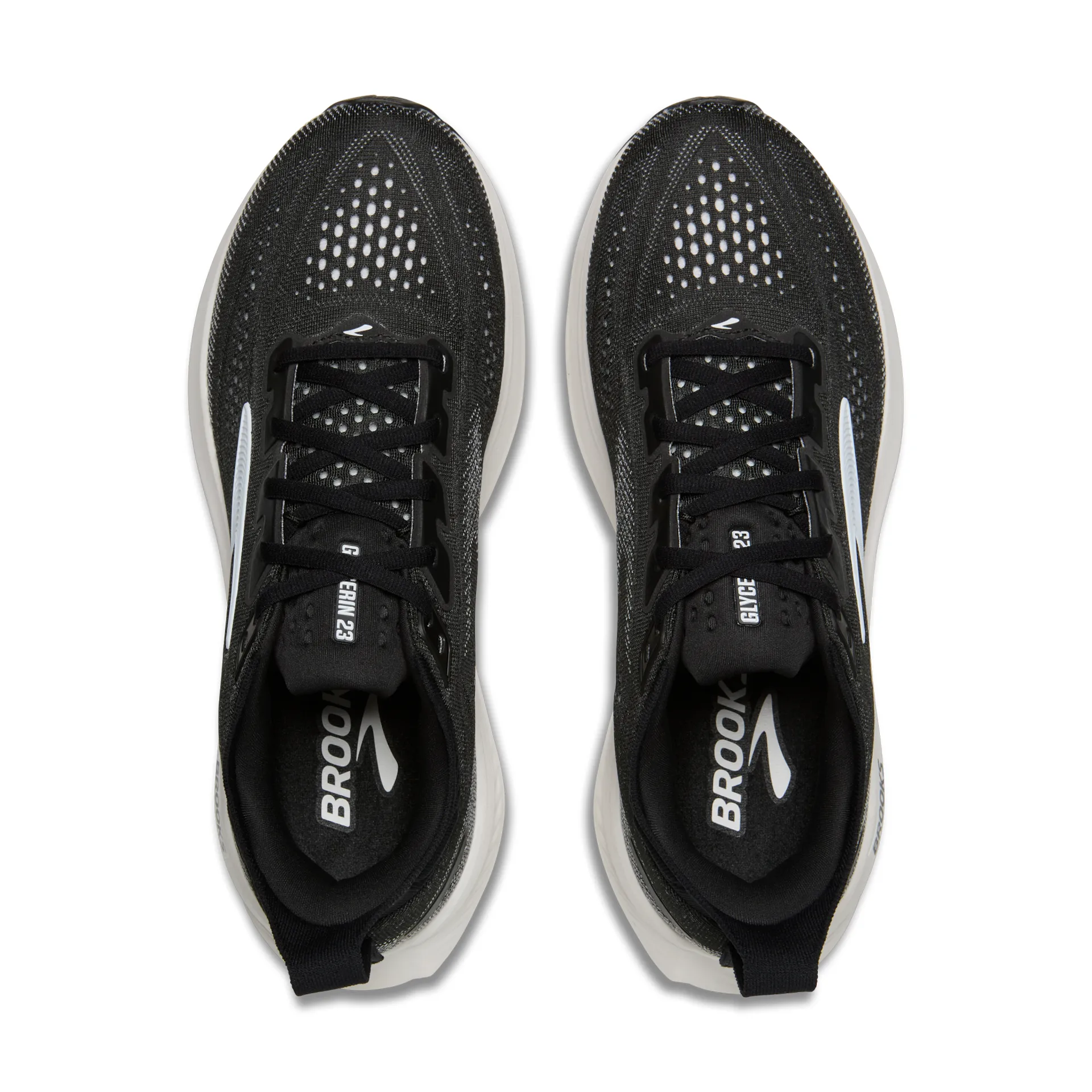 WOMEN'S BROOKS GLYCERIN 23 | BLACK / GREY / WHITE - Image 6