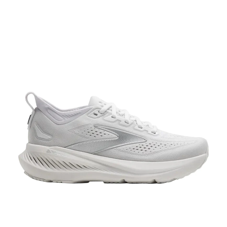 WOMEN'S BROOKS GLYCERIN 23 | WHITE / WHITE / GREY