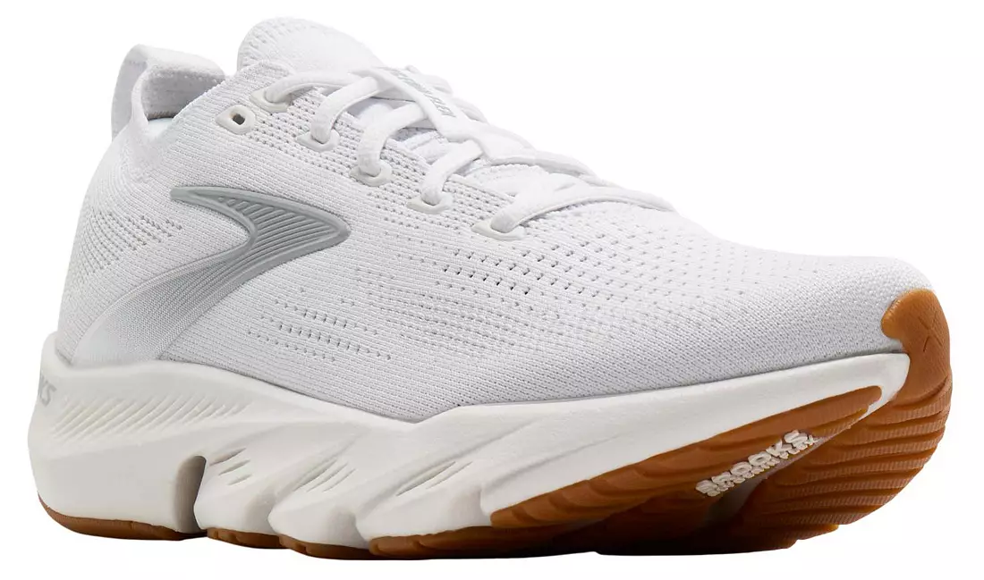WOMEN'S BROOKS GLYCERIN FLEX | WHITE | BLACK | GUM - Image 4