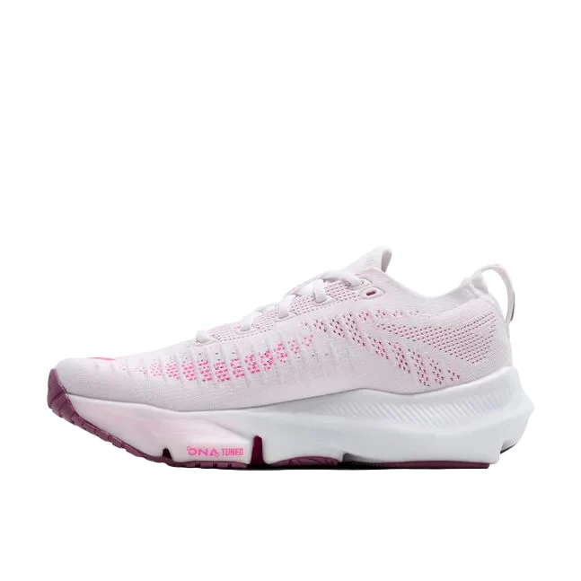 WOMEN'S BROOKS GLYCERIN FLEX | WHITE / CYBER PINK / ARGYLE - Image 2