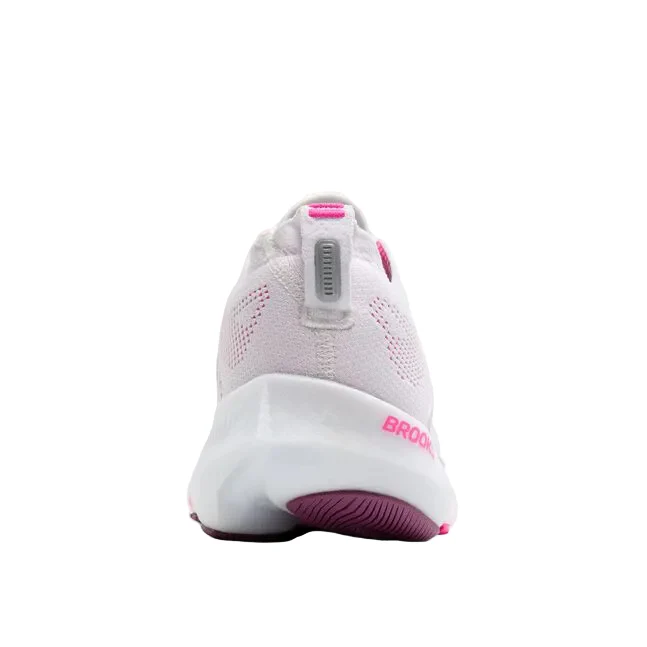 WOMEN'S BROOKS GLYCERIN FLEX | WHITE / CYBER PINK / ARGYLE - Image 4