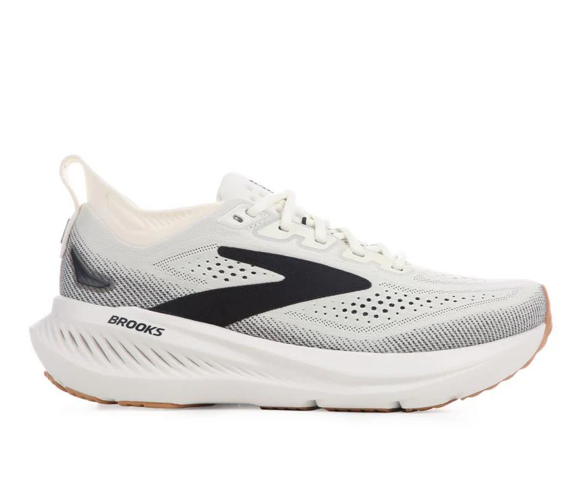 WOMEN'S BROOKS GLYCERIN 23 | WHITE / BLACK / BISCUIT