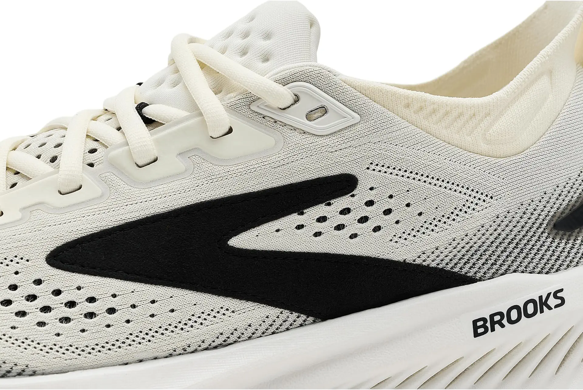 WOMEN'S BROOKS GLYCERIN 23 | WHITE / BLACK / BISCUIT - Image 5