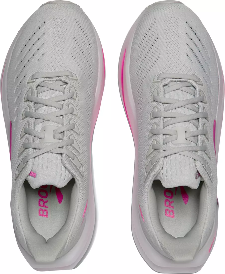 WOMEN'S BROOKS GLYCERIN MAX 2 | OYSTER / ARGYLE / CYBER PINK - Image 8