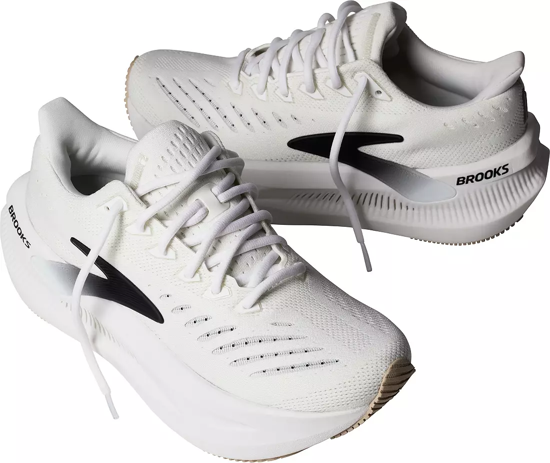WOMEN'S BROOKS GLYCERIN MAX 2 | WHITE / BLACK / CHATEU GRAY - Image 6