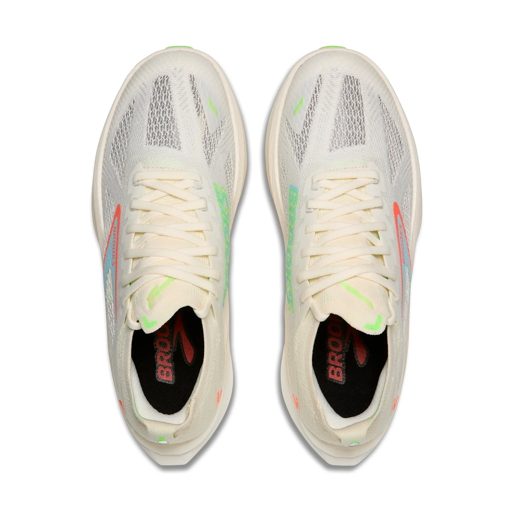 WOMEN'S BROOKS HYPERION MAX 3 | COCONUT / GREEN GECKO / PINK CLAY - Image 5