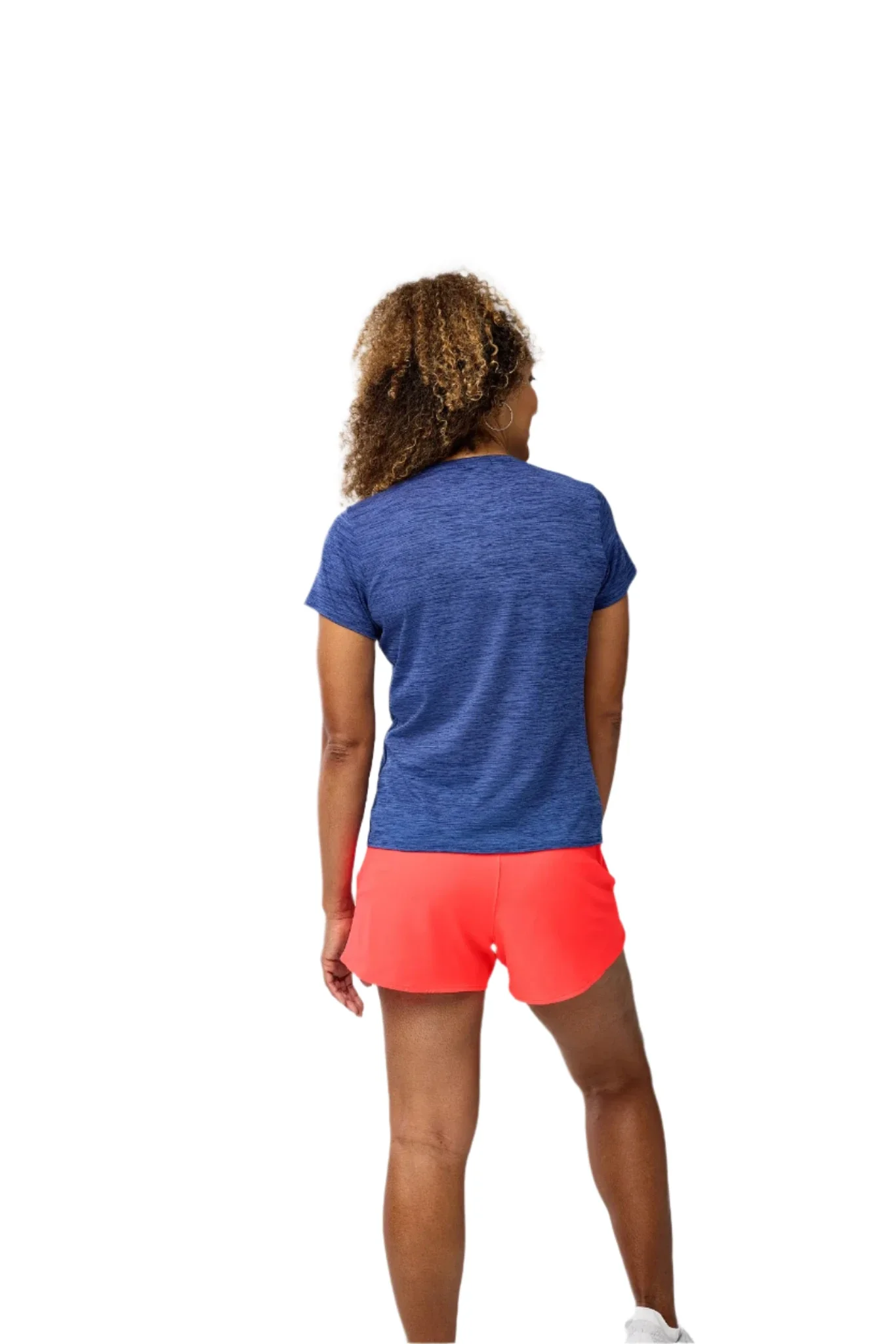 WOMEN'S BROOKS LUXE SHORT SLEEVE | HEATHER MIDNIGHT - Image 3