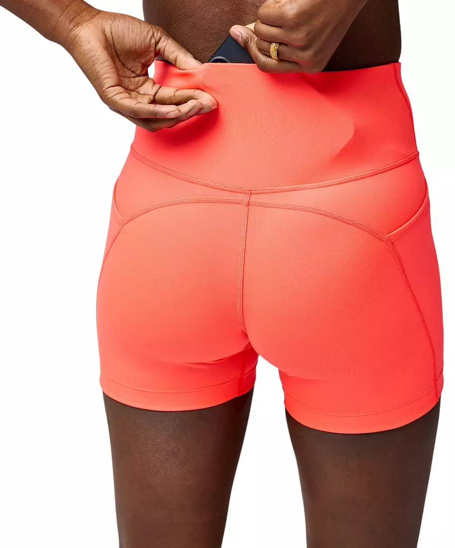 WOMEN'S BROOKS SPARK 5" SHORT TIGHT | NEO CAYENNE - Image 5