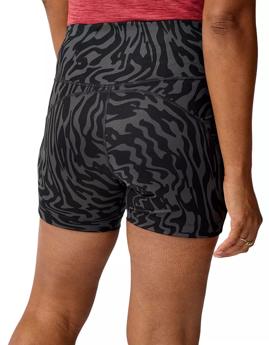 WOMEN'S BROOKS SPARK 5" SHORT TIGHT | OBSIDIAN SPEEDSCAPE - Image 3