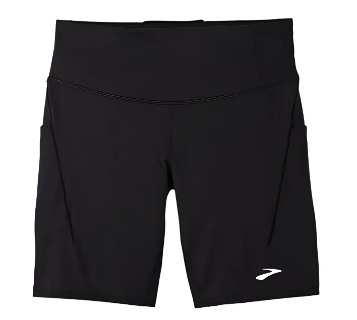WOMEN'S BROOKS SPARK 8" SHORT TIGHT | BLACK