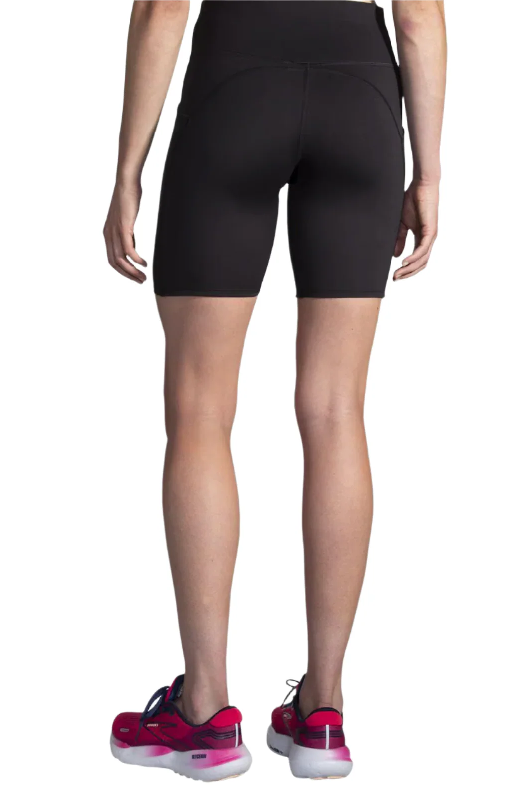 WOMEN'S BROOKS SPARK 8" SHORT TIGHT | BLACK - Image 3