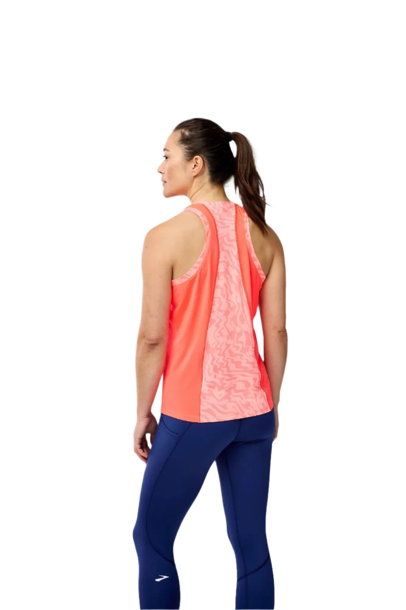 WOMEN'S BROOKS SPRINT FREE TANK 3.0 | NEO CAYENNE SPEEDSCAPE - Image 4