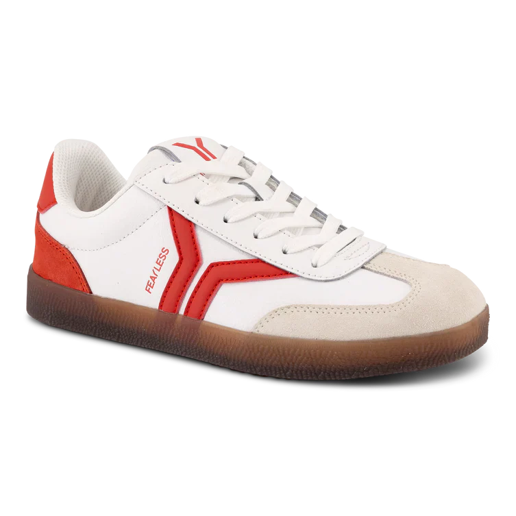 WOMEN'S C.O.B by CULTURE OF BRAVE FEARLESS SNEAKER | WHITE / NEON FLARE WINGS - Image 3