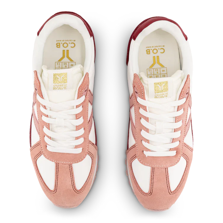 WOMEN'S C.O.B by CULTURE OF BRAVE JOY SNEAKER | PINK / CHERRY - Image 4