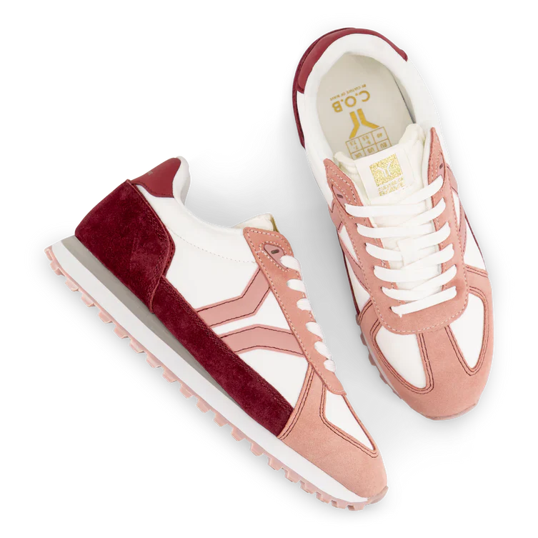 WOMEN'S C.O.B by CULTURE OF BRAVE JOY SNEAKER | PINK / CHERRY - Image 8