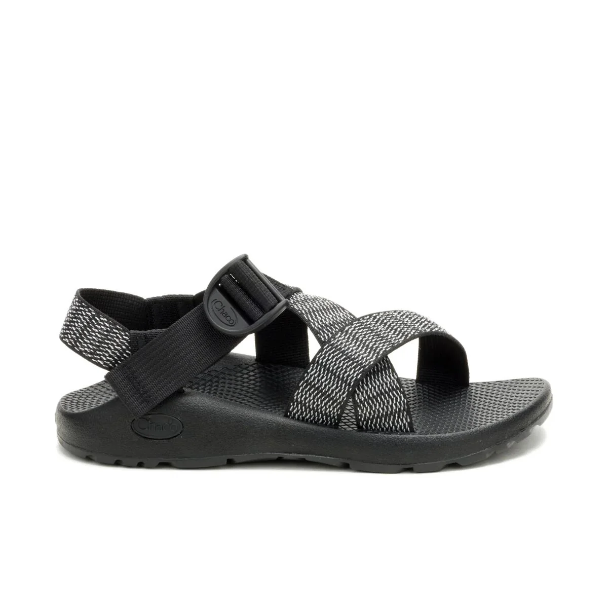 WOMEN'S CHACO MEGA Z/ WIDE-STRAP CLASSIC SANDAL | BIT BLACK | WHITE