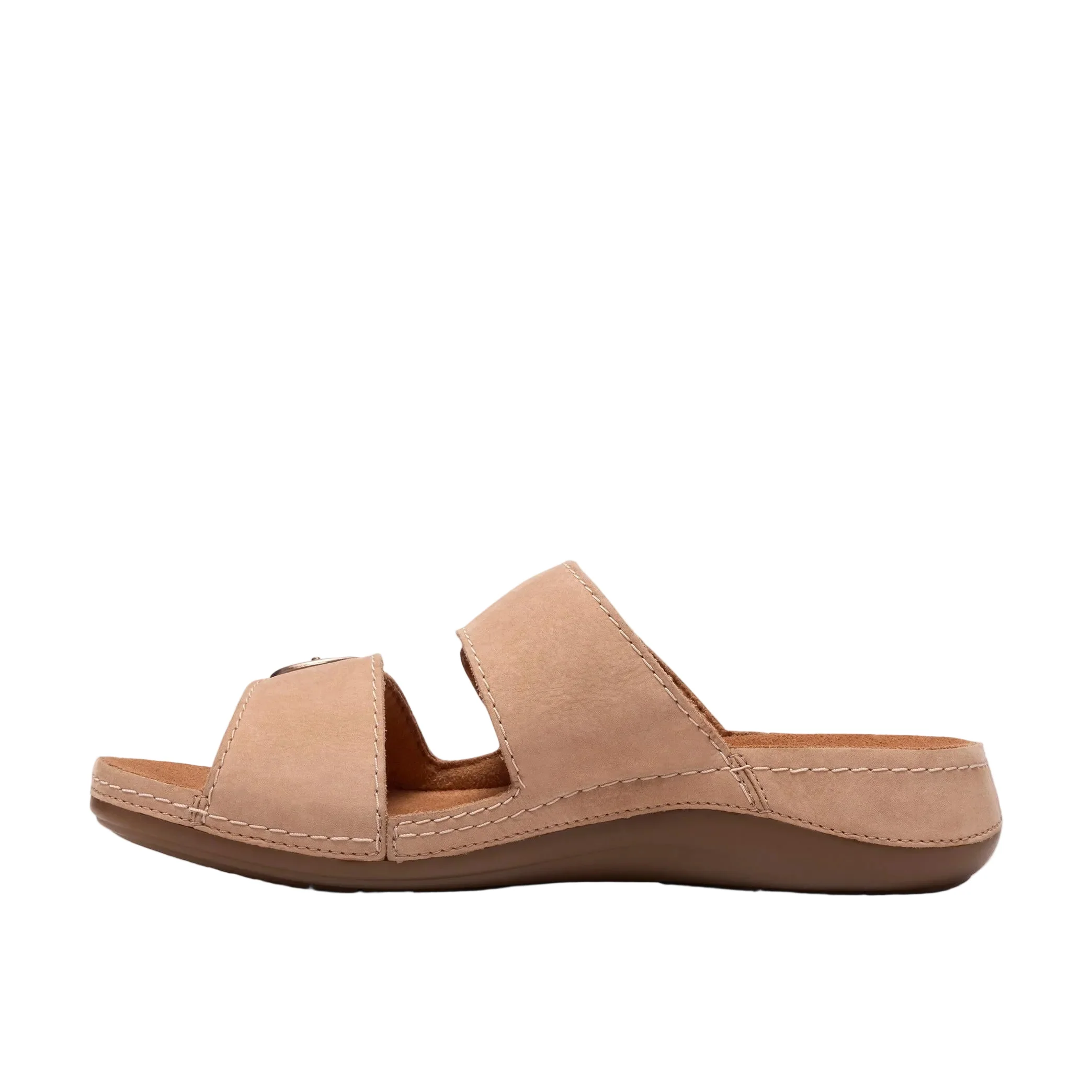WOMEN'S CLARKS CECILY STEP | BEIGE NUBUCK - Image 2