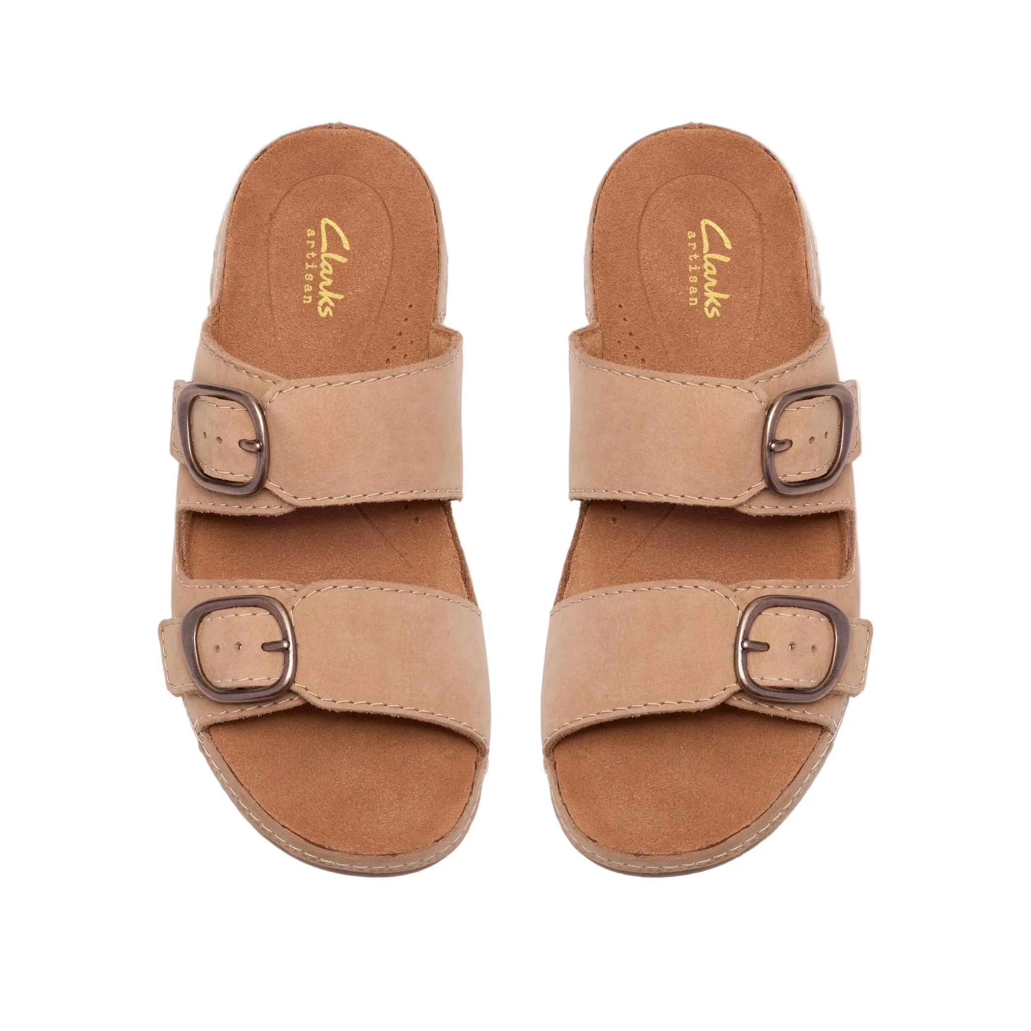 WOMEN'S CLARKS CECILY STEP | BEIGE NUBUCK - Image 6