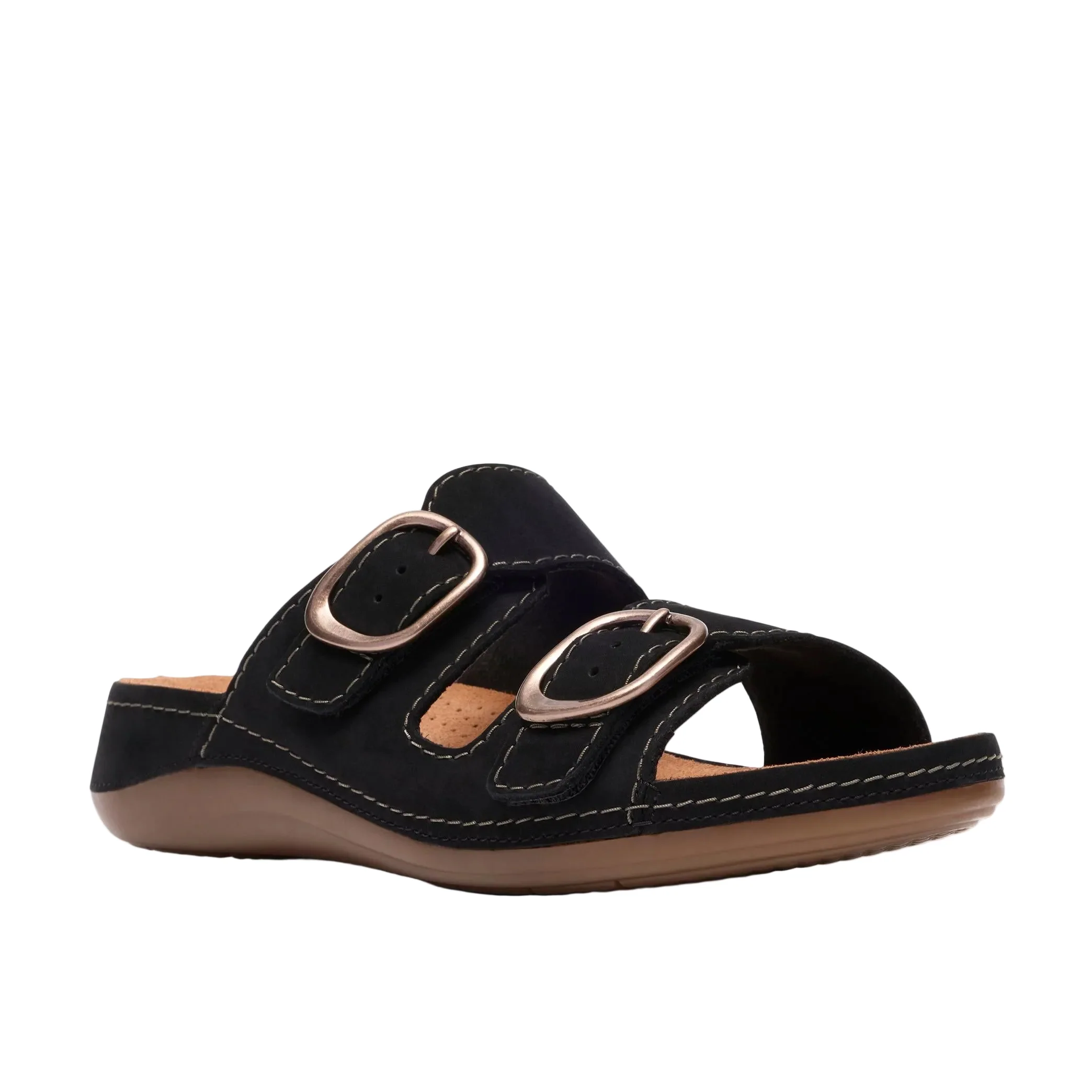 WOMEN'S CLARKS CECILY STEP | BLACK NUBUCK - Image 3