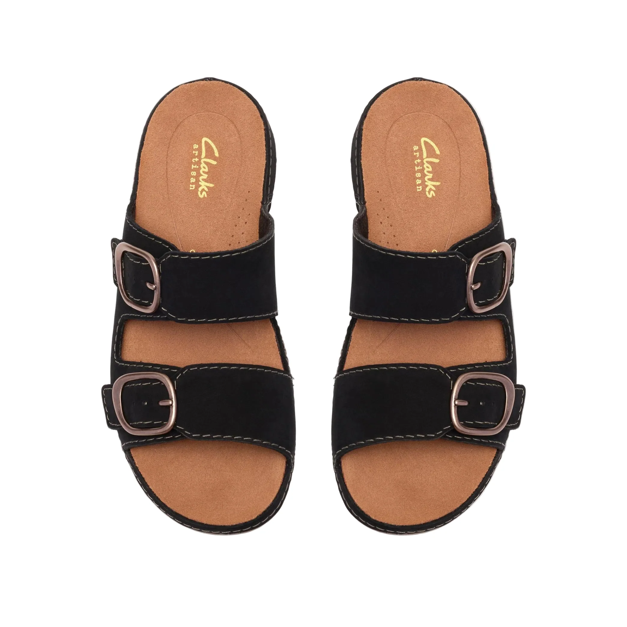 WOMEN'S CLARKS CECILY STEP | BLACK NUBUCK - Image 5