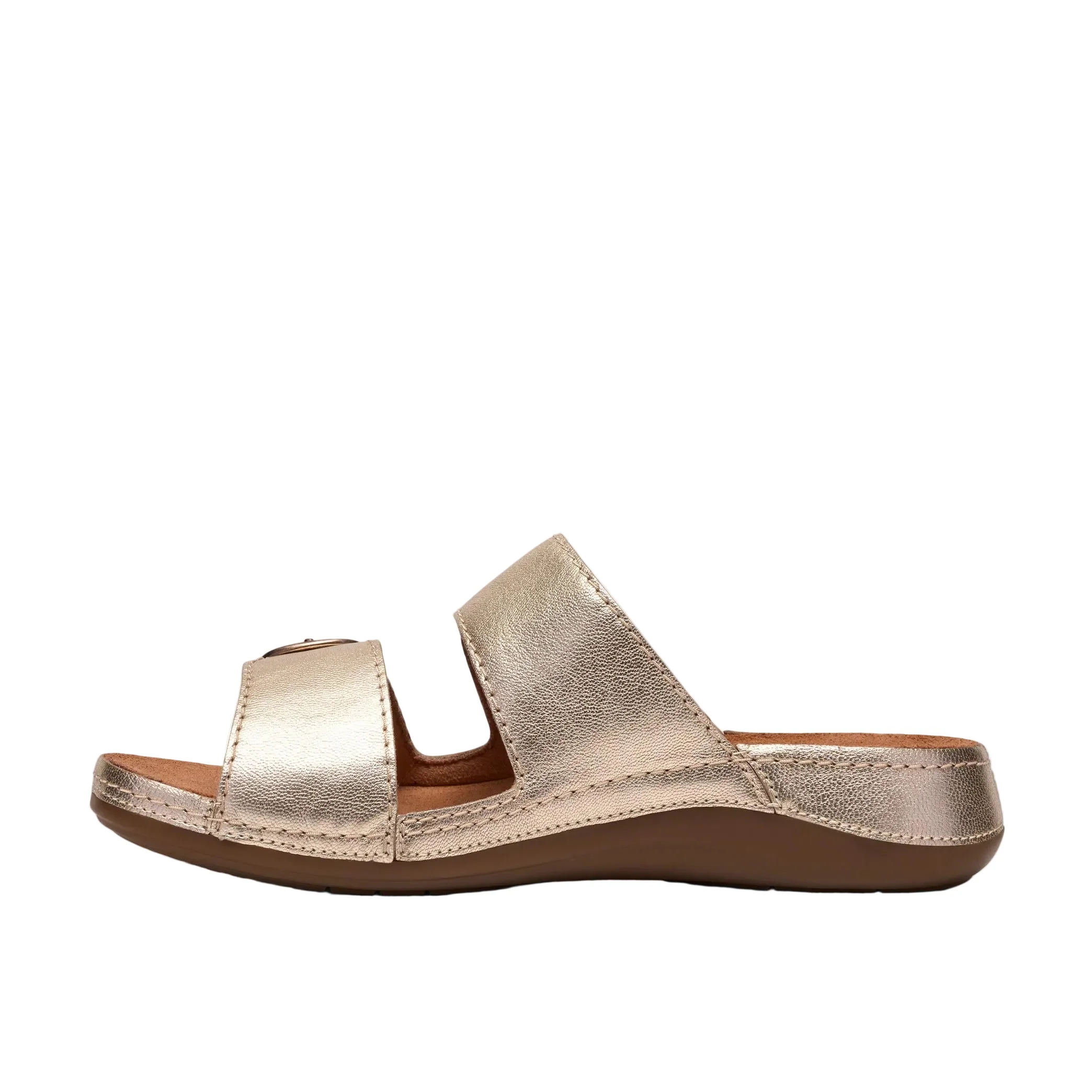 WOMEN'S CLARKS CECILY STEP | CHAMPAGNE LEATHER - Image 2