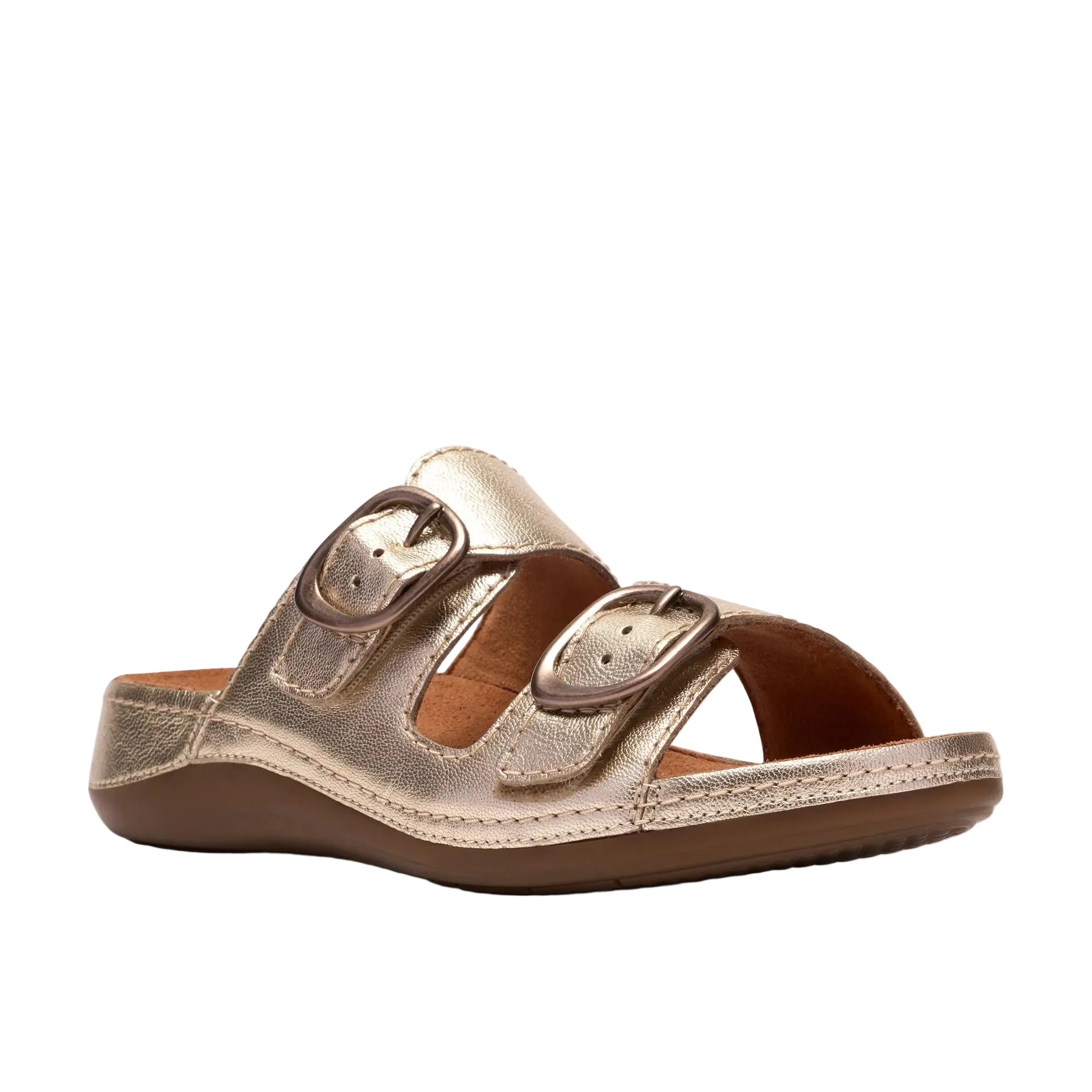 WOMEN'S CLARKS CECILY STEP | CHAMPAGNE LEATHER - Image 4