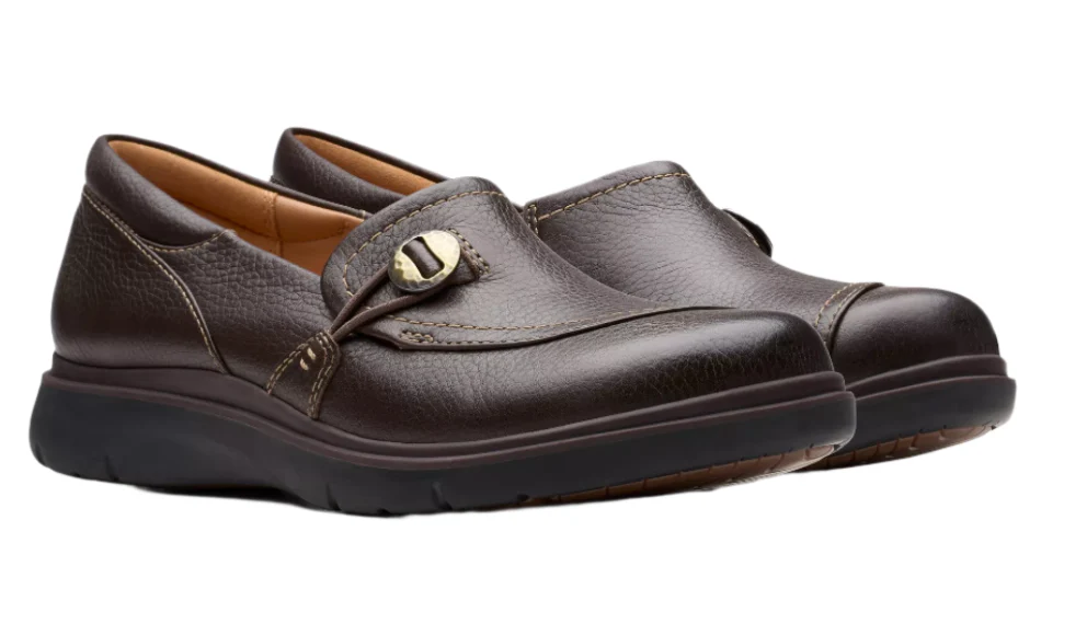 WOMEN'S CLARKS CERTINA EASE | DARK BROWN LEATHER - Image 3
