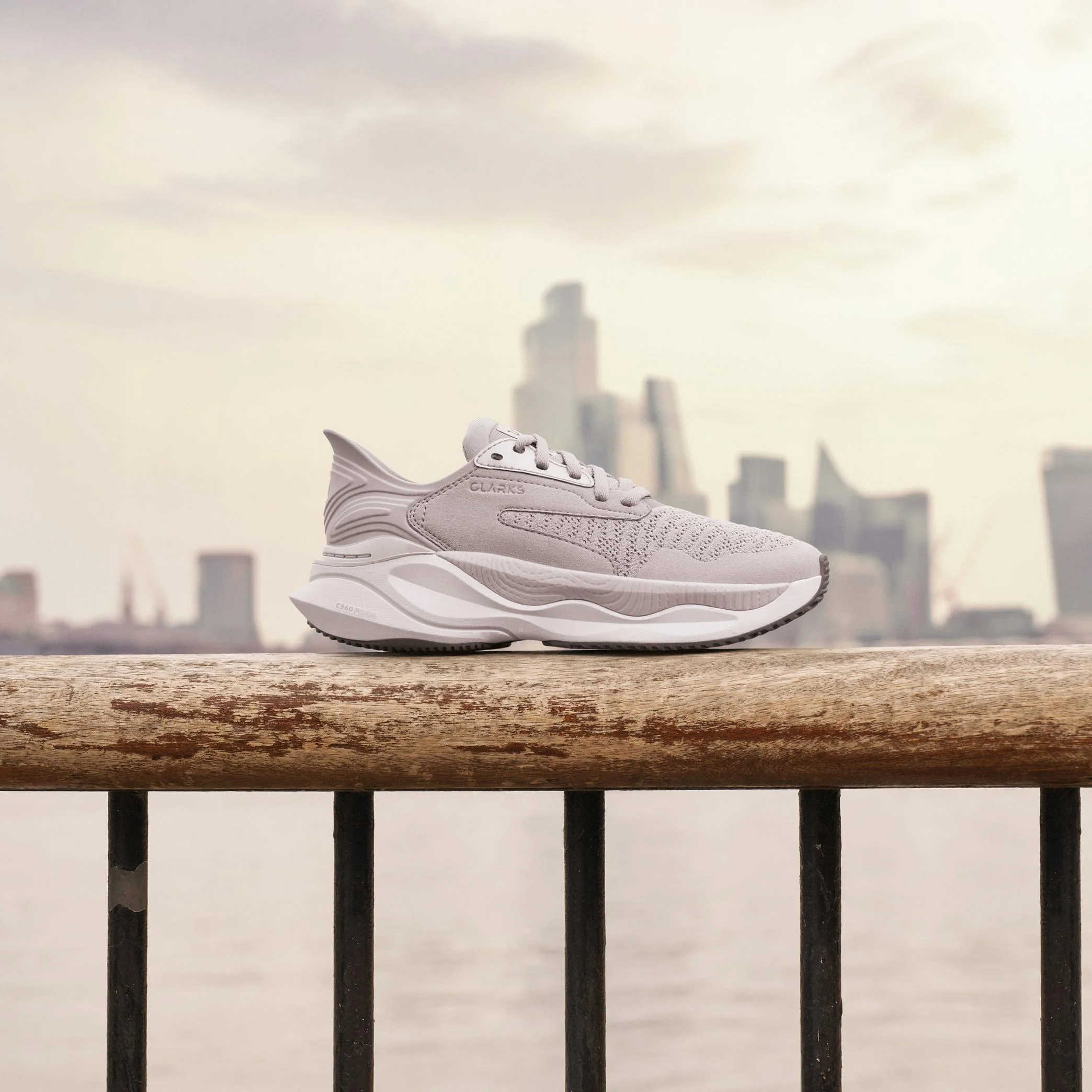 WOMEN'S CLARKS PACE | GREY COMBI - Image 7
