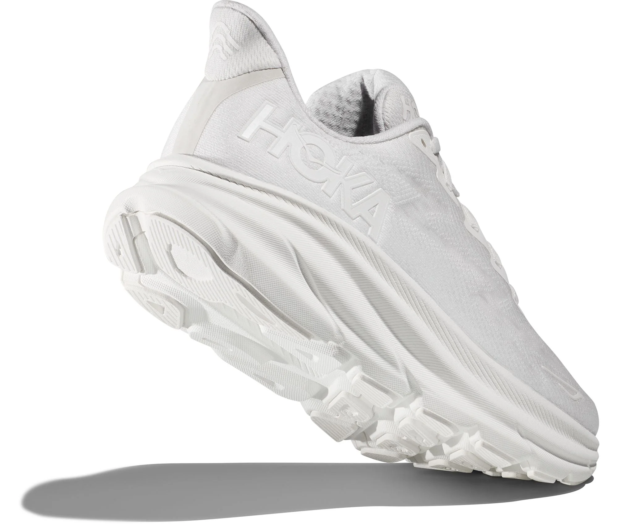 WOMEN'S HOKA CLIFTON 9 | WHITE / WHITE - Image 7