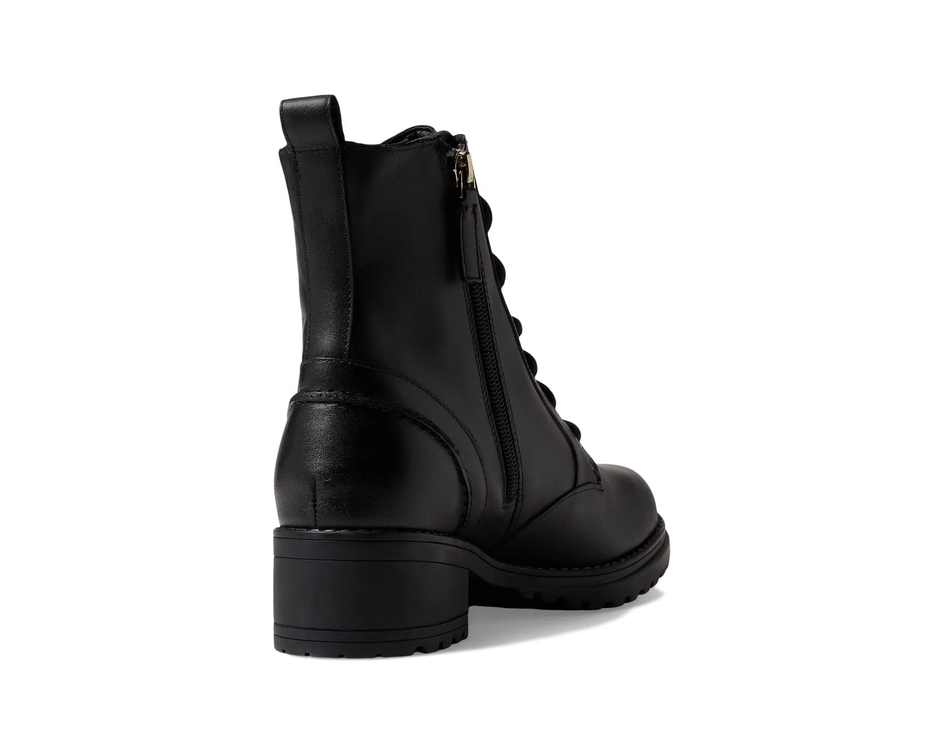 WOMEN'S COLE HAAN CAMEA WATERPROOF COMBAT BOOT | BLACK LEATHER - Image 5