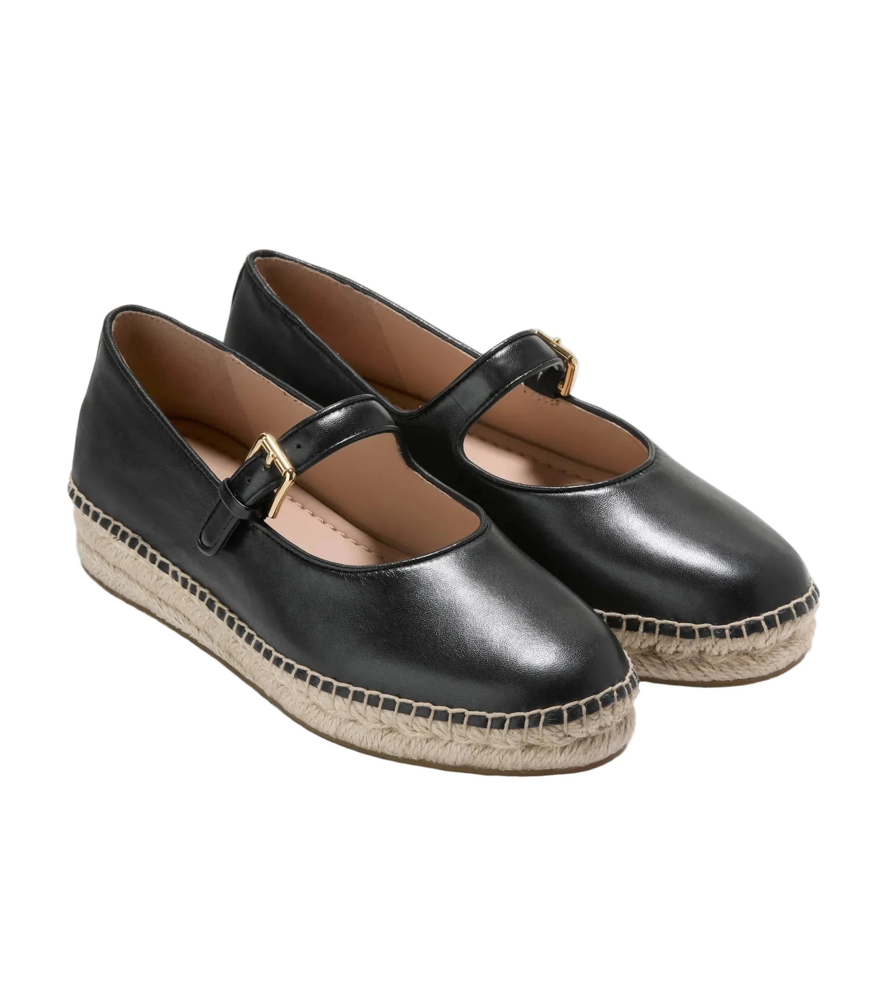 WOMEN'S COLE HAAN CLOUDFEEL ASBURY MARY JANE BALLET FLATS | BLACK LEATHER - Image 5