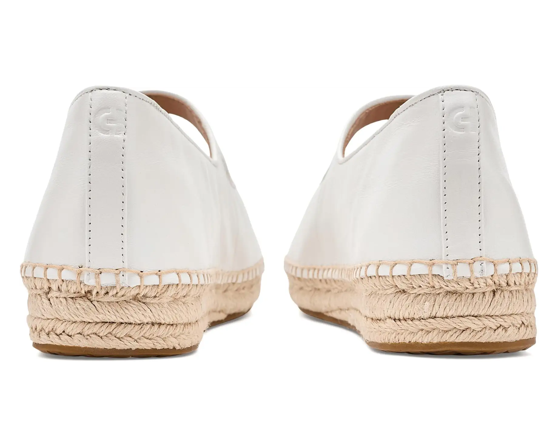WOMEN'S COLE HAAN CLOUDFEEL ASBURY MARY JANE BALLET FLATS | WHITE LEATHER - Image 7