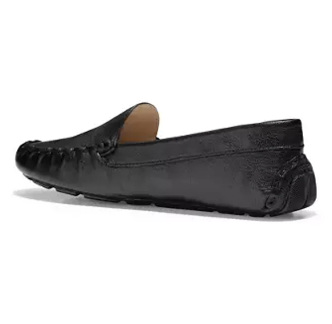 WOMEN'S COLE HAAN EVELYN DRIVER | BLACK LEATHER - Image 4