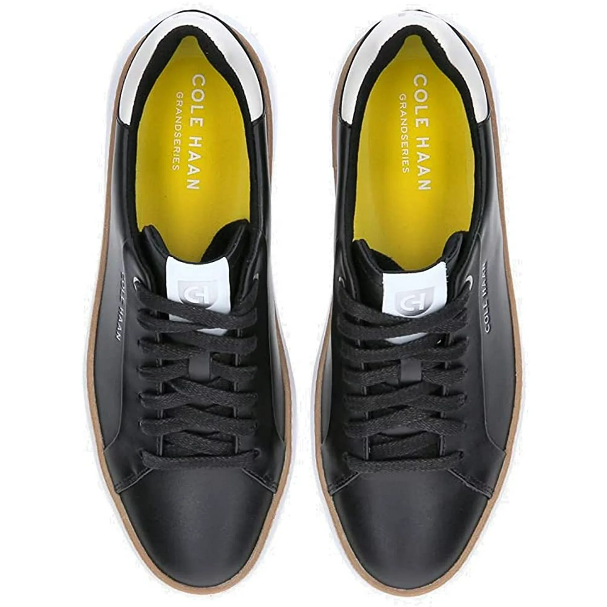 WOMEN'S COLE HAAN GRANDPRØ TOPSPIN SNEAKER | BLACK / WHITE LEATHER - Image 4