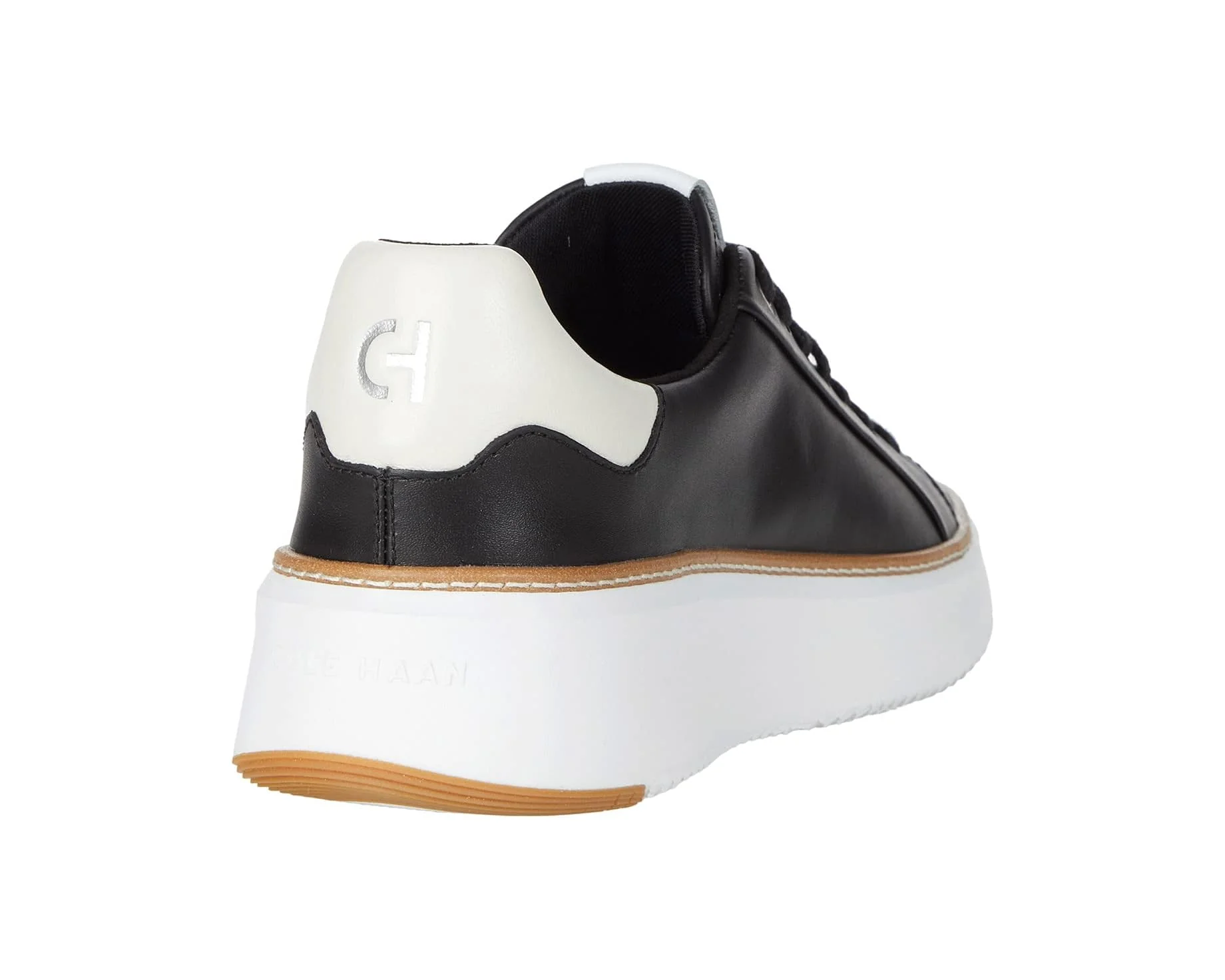 WOMEN'S COLE HAAN GRANDPRØ TOPSPIN SNEAKER | BLACK / WHITE LEATHER - Image 7