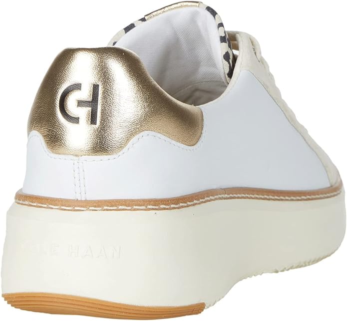 WOMEN'S COLE HAAN GRANDPRØ TOPSPIN SNEAKER | WHITE / LEOPARD PRINT - Image 5