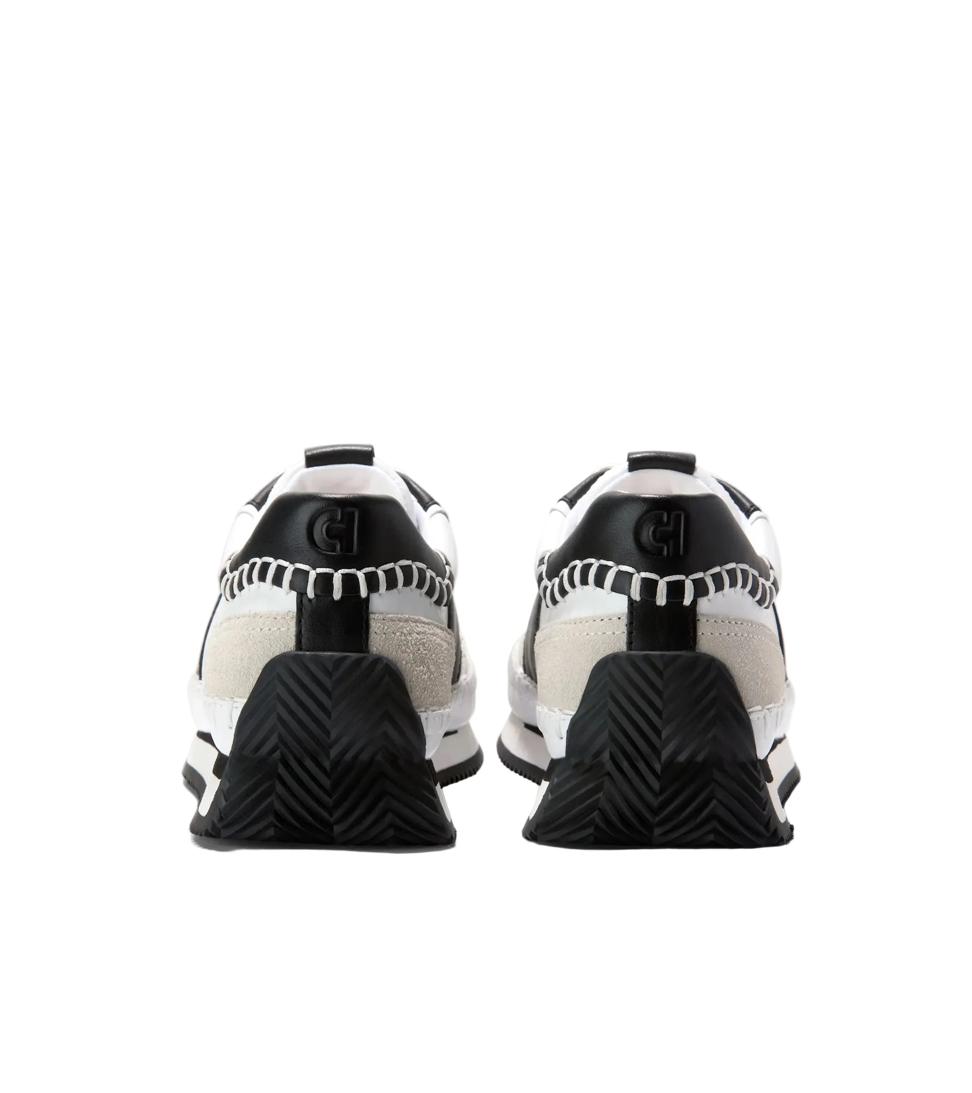 WOMEN'S COLE HAAN GRAND PRO PREMIER SNEAKER | WHITE | BLACK | SILVER BIRCH - Image 3