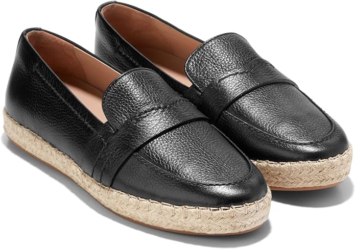 WOMEN'S COLE HAAN CLOUDFEEL MONTAUK ESPADRILLE LOAFER | BLACK - Image 4