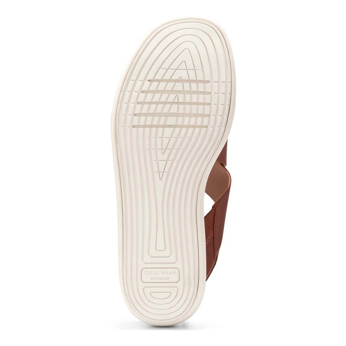 WOMEN'S COLE HAAN ØRIGINAL GRAND PLATFORM SANDALS | DARK CUOIO / IVORY - Image 5