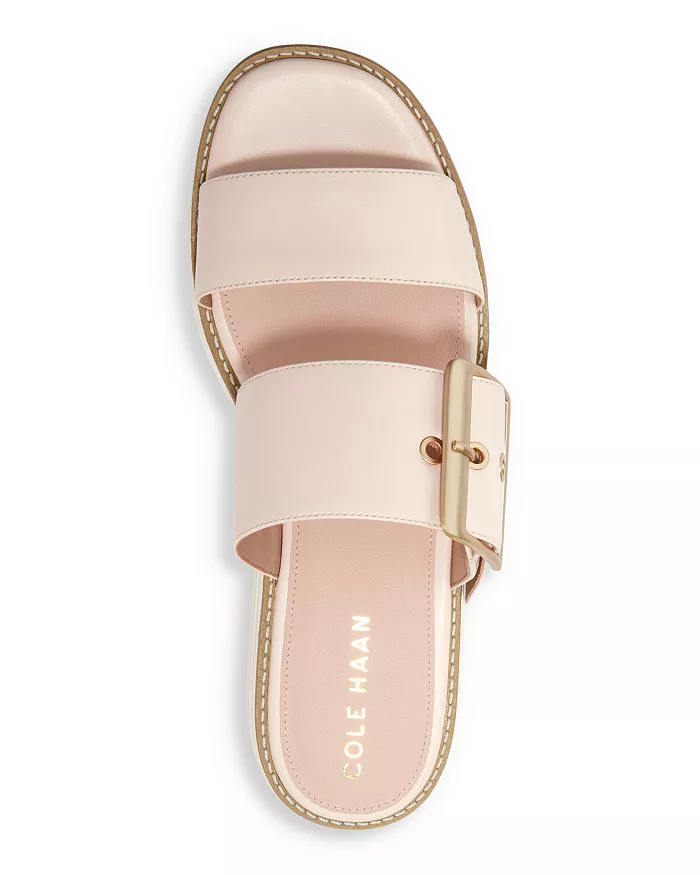 WOMEN'S COLE HAAN ØRIGINAL GRAND PLATFORM SLIDE | SANDOLLAR / IVORY - Image 4