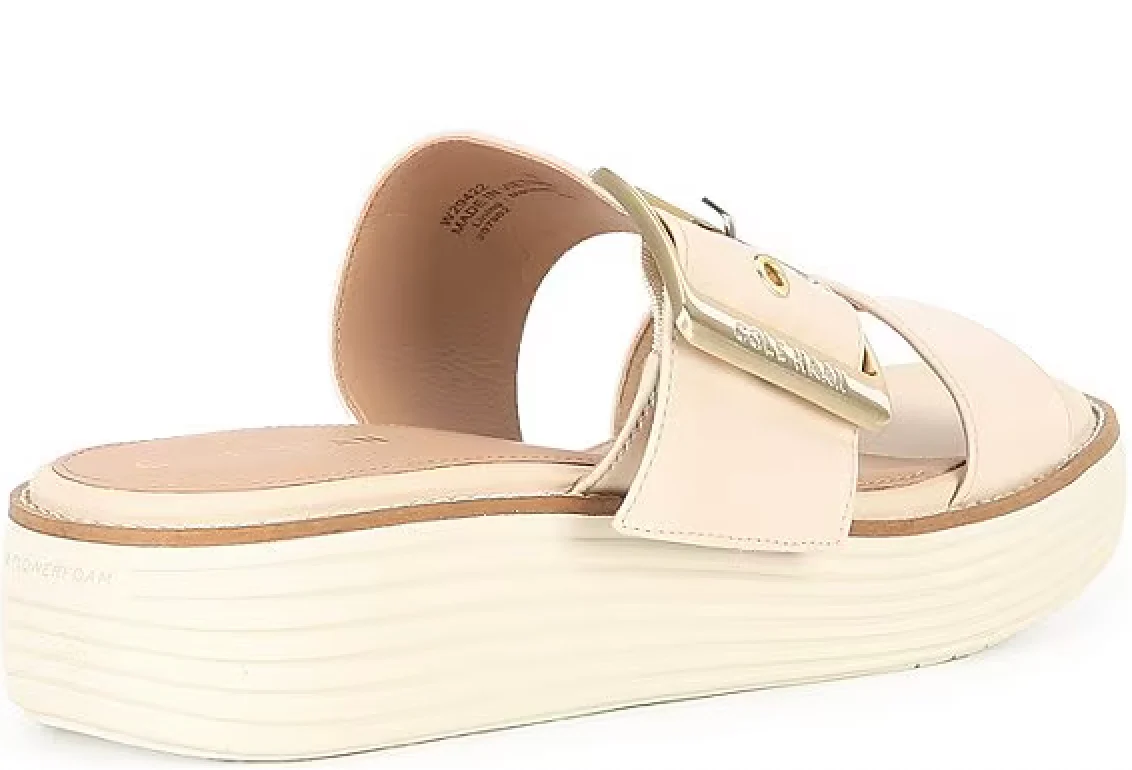 WOMEN'S COLE HAAN ØRIGINAL GRAND PLATFORM SLIDE | SANDOLLAR / IVORY - Image 6
