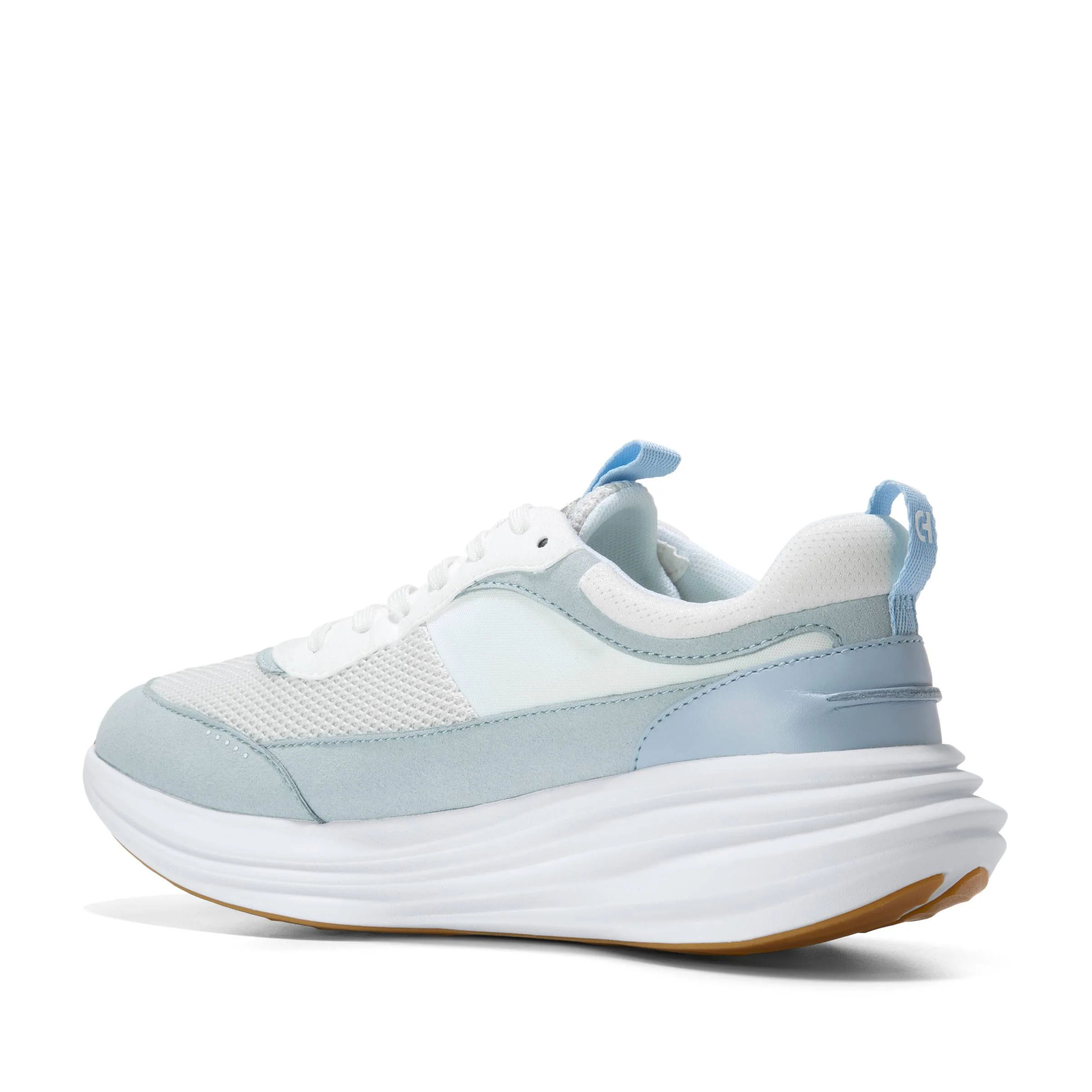 WOMEN'S COLE HAAN ORIGINALGRAND QUADSTREAK RUNNING SNEAKER | OPTIC WHITE / SKYWAY - Image 10