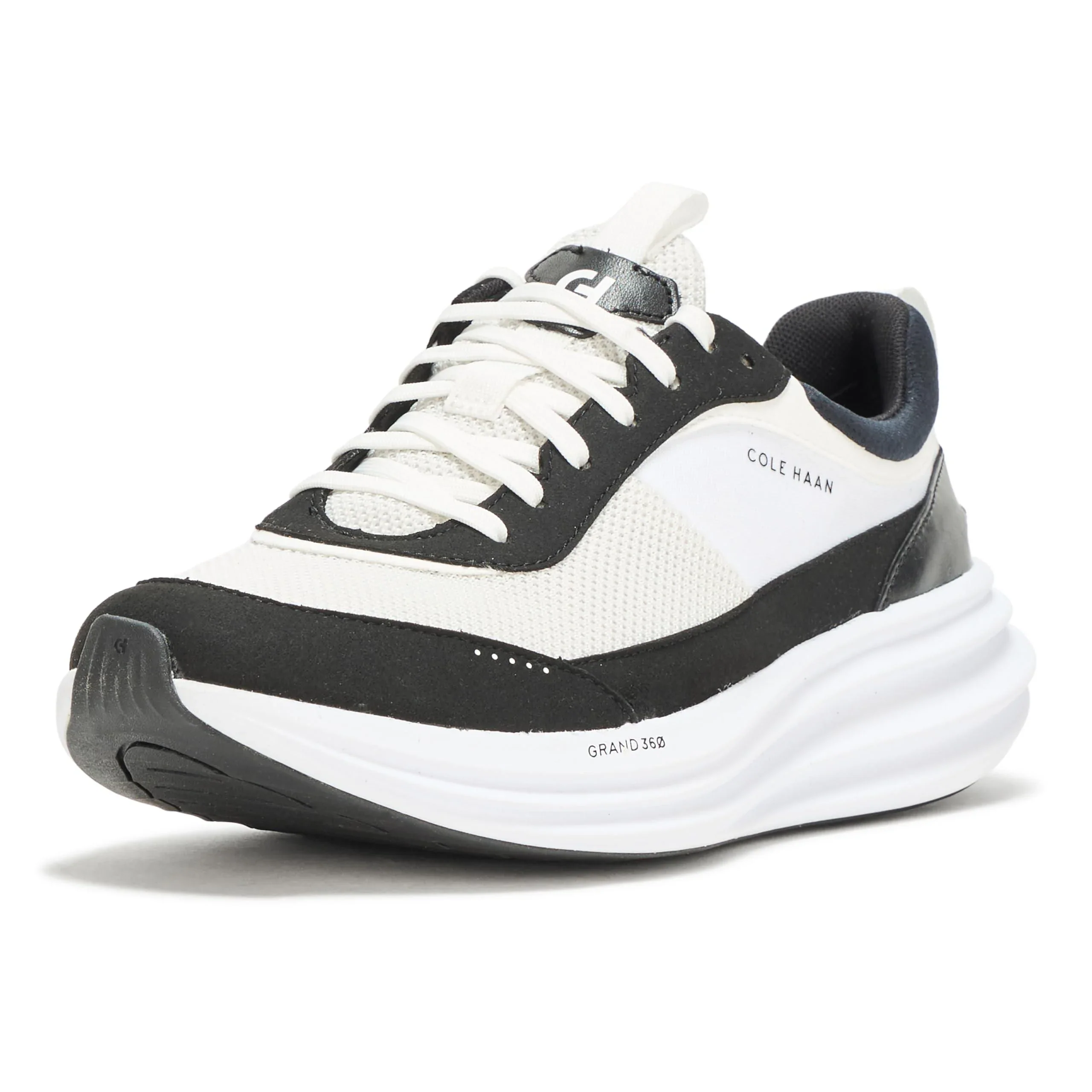 WOMEN'S COLE HAAN ORIGINALGRAND QUADSTREAK RUNNING SNEAKER | WHITE / BLACK / WHITE - Image 2