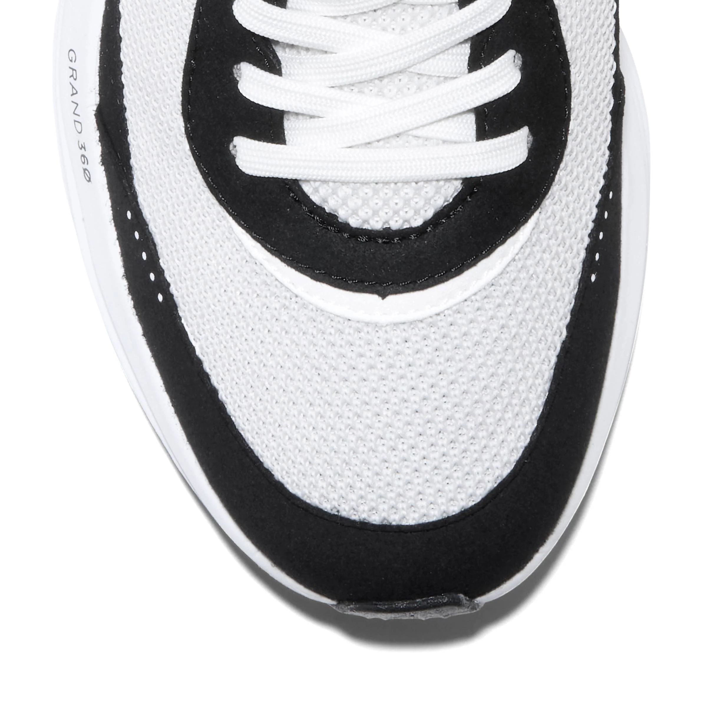 WOMEN'S COLE HAAN ORIGINALGRAND QUADSTREAK RUNNING SNEAKER | WHITE / BLACK / WHITE - Image 5