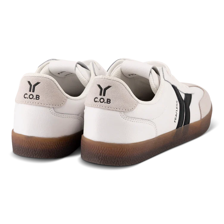 WOMEN'S C.O.B by CULTURE OF BRAVE FEARLESS SNEAKER | WHITE / BLACK WINGS - Image 5