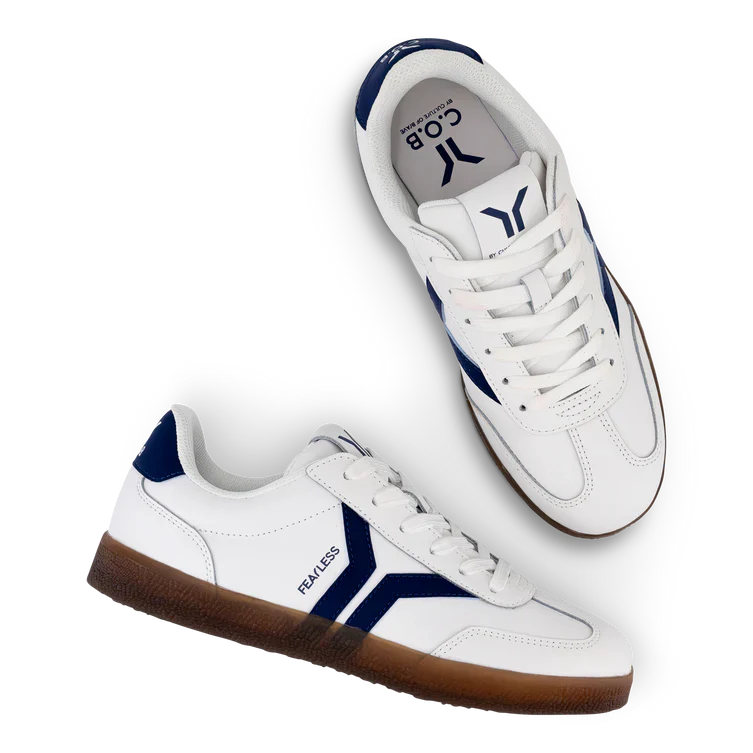 WOMEN'S C.O.B by CULTURE OF BRAVE FEARLESS SNEAKER | WHITE / PURPLE WINGS - Image 7